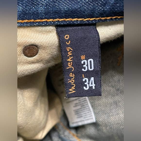 Nudie Jeans Co. Frayed Open-Cut High-Waist Women Jeans Size 30/34 - Picture 11 of 13